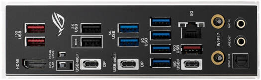 لوحة أم أسوس روج ستريكس إكس ٨٧٠ إي إتش واي فاي ٧ إيه إم ٥ بي سي آي إي ٥٫٠ جيمنج سوداء