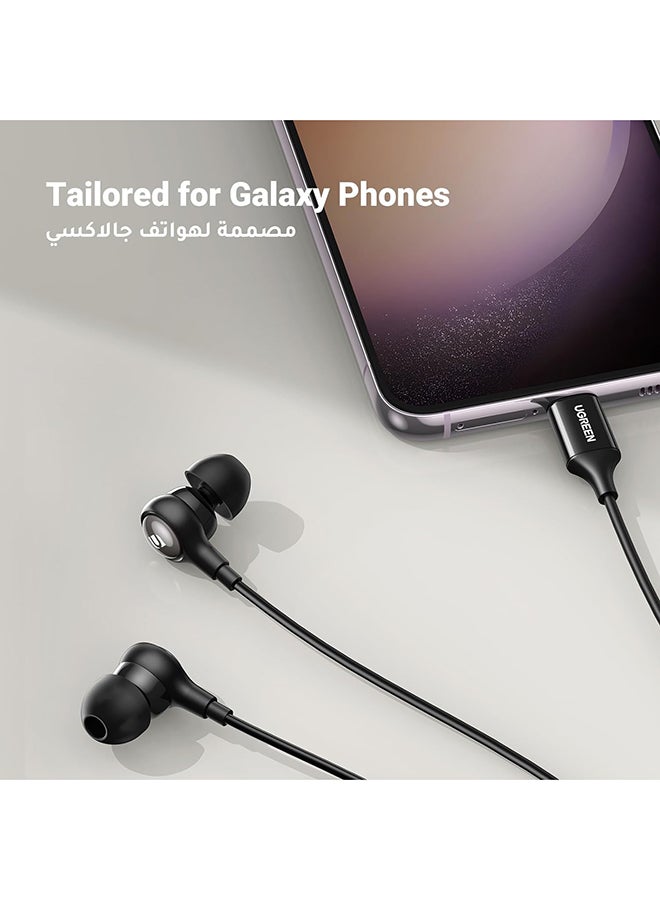 UGREEN In-Ear Earphones with USB-C Connector Black