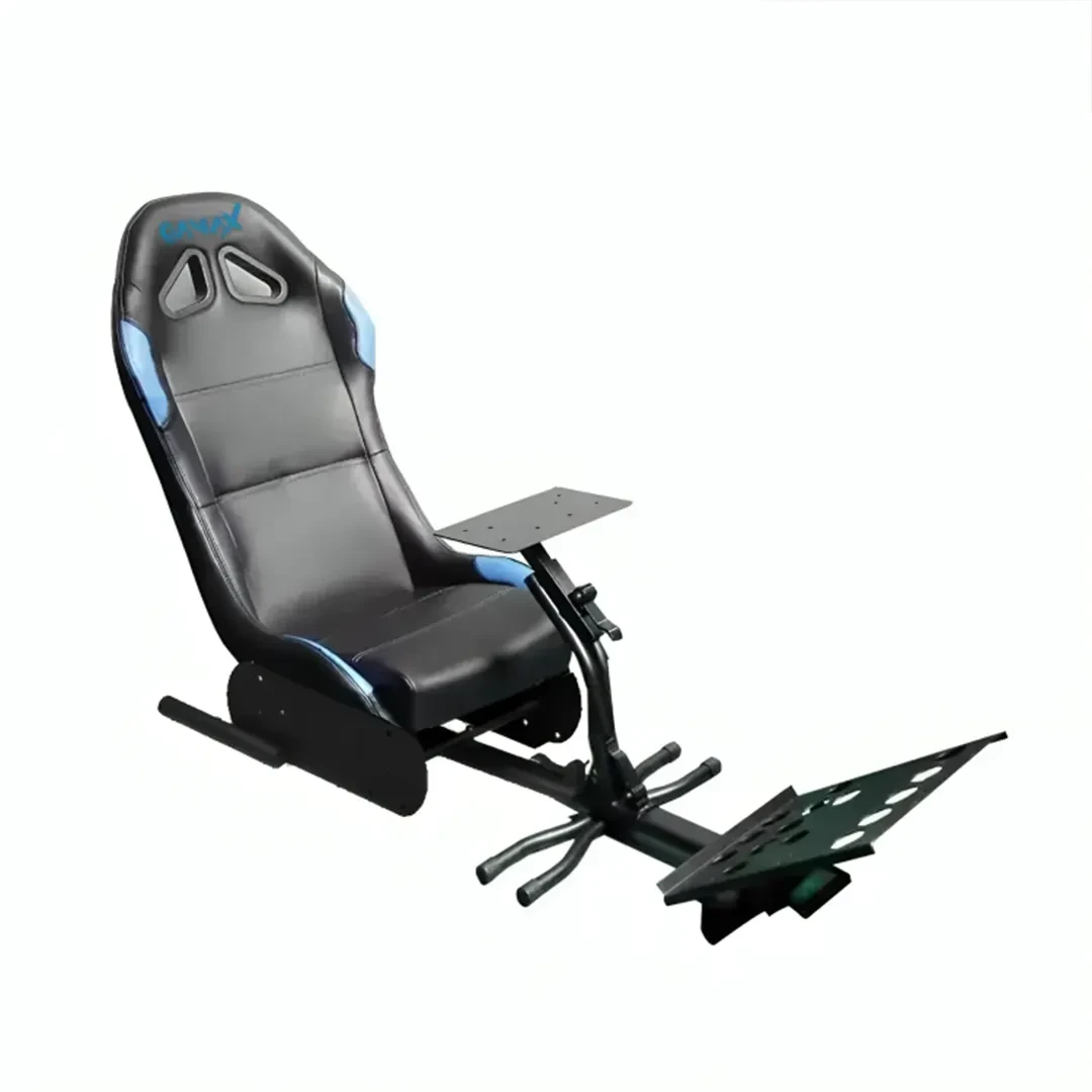 GAMAX Sporty Gaming Racing Seat – Blue & Black (Open Box) - Installation Not Included