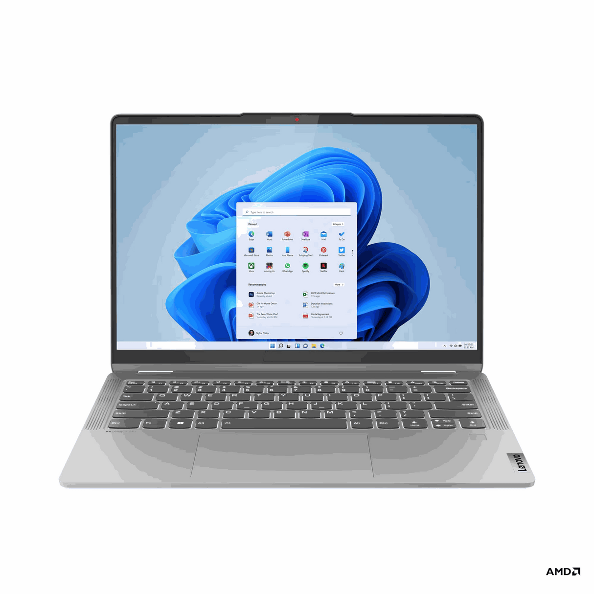 Lenovo IdeaPad Flex 5 14ABR8 /AMD Ryzen 5 7430U 6C / 14"WUXGA Touch /8GB Soldered LPDDR4x-4266 RAM / 512GB M.2 2242 NVMe SSD / Integrated AMD Radeon Graphics /Win 11 Home /Eng-Arb /1YW +Pen