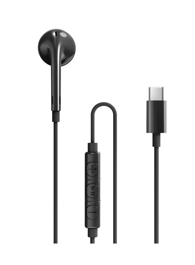 RAVPower EP1002 Mono Earphone with USB-C Plug BLACK