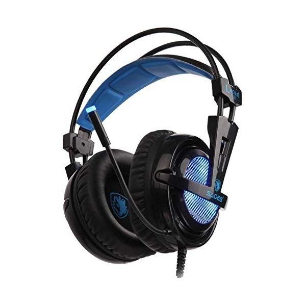 Sades locust plus Gaming headset +RGB Light SA-904 (Without Mic Vesrion - Open Box)