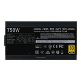 Cooler Master V750 Gold V2 750 Watt Full Modular Gaming Power Supply - Black
