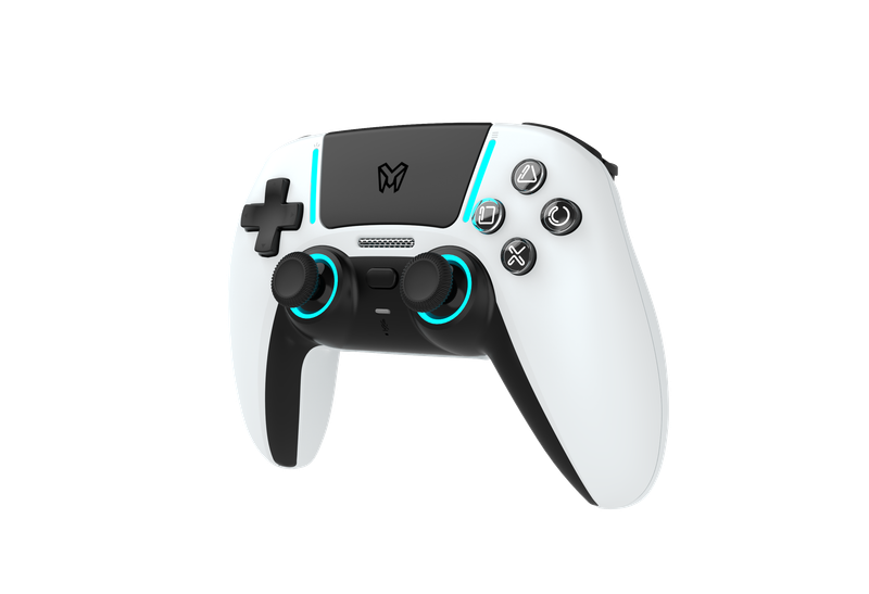 EMG Artic Clicky White P508 Gaming Controller Compatible with PS5, PC, Android & IOS