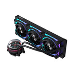 Alseye W360-L-B 360mm AIO Liquid Coolers, 320W TDP low noise ARGB pump with 2.1 inch screen - Black