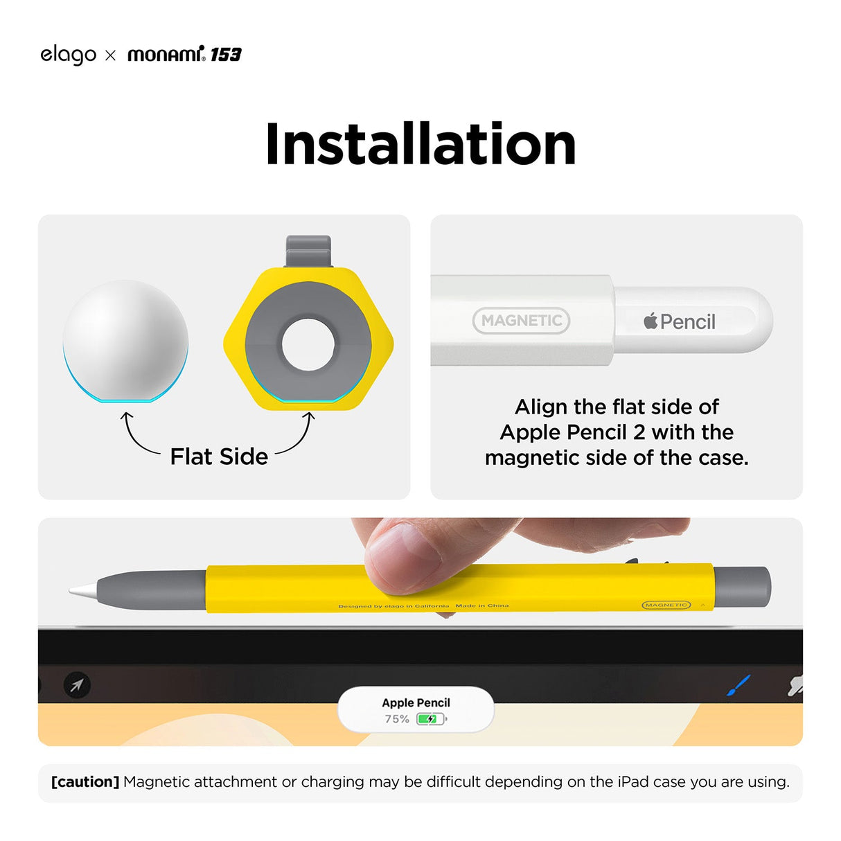 Elago Apple Pencil 2nd Gen / Apple Pencil Pro MONAMI Case