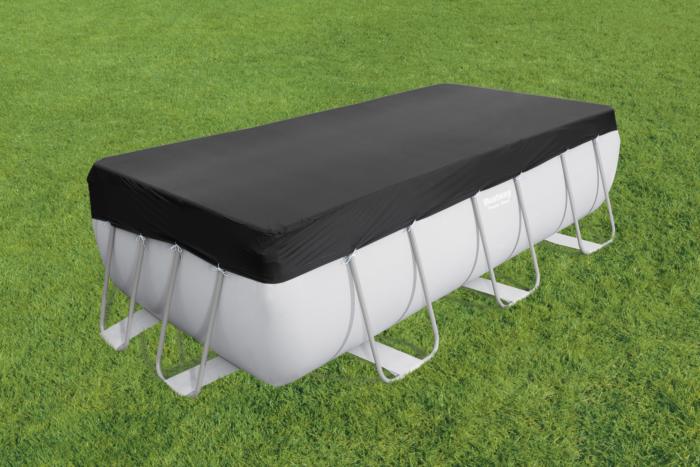 بست واي غطاء مسبح PVC مقاس ٤٫١٢ متر × ٢٫٠١ متر يشمل غطاء مسبح واحد متوافق مع مسابح باور ستيل بمقاس ٤٫٠٤ متر × ٢٫٠١ متر × ١٫٠٠ متر و٤٫١٢ متر × ٢٫٠١ متر × ١٫٢٢ متر / ٥٨٢٣٢