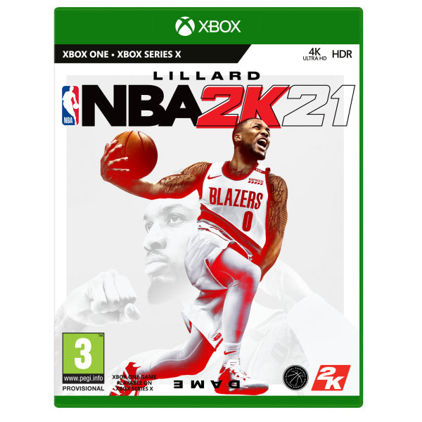 لعبة NBA 2k 21  لجهاز اكس بوكس 1 - نسخة اوروبية