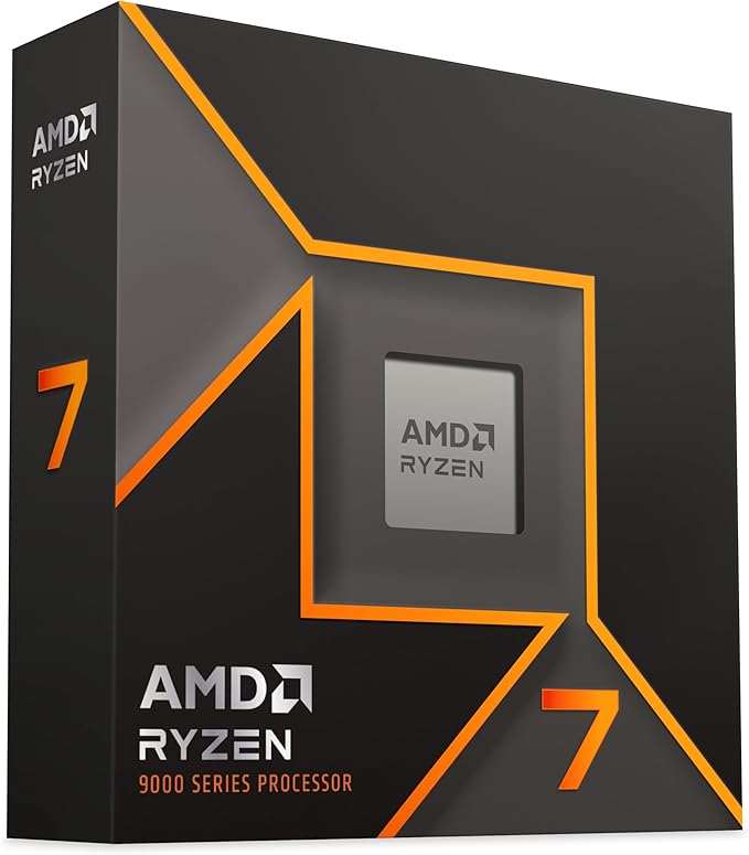 AMD Ryzen™ 7 9700X 8-Core, 16-Thread 40MB Cache, Socket AM5 Unlocked Desktop Processor
