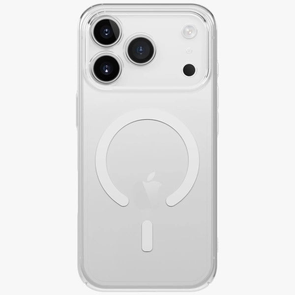 Uniq Airsuit MagSafe Case for iPhone 17 Pro Max - Glossy Clear/White