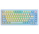 Sades Skyblade 82 82 Key Compact layout  75% with immersive RGB & Multi-Function Knob Wireless mechanical Gaming keyboard - Blue