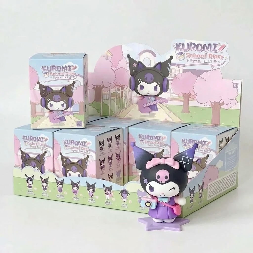 KUROMI School Diary Series Figures 7–10 cm (Blind Box) Selling Per Piece - 2303823010101