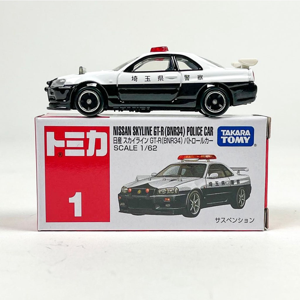 Tomica Nissan GT-R (BNR34) Patrol - TT-174868