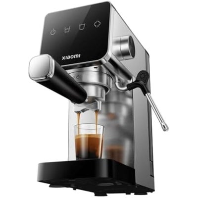 Hisense Semi Automatic Espresso Coffee Machine, 1470W, Silver, HESCMG20SS1