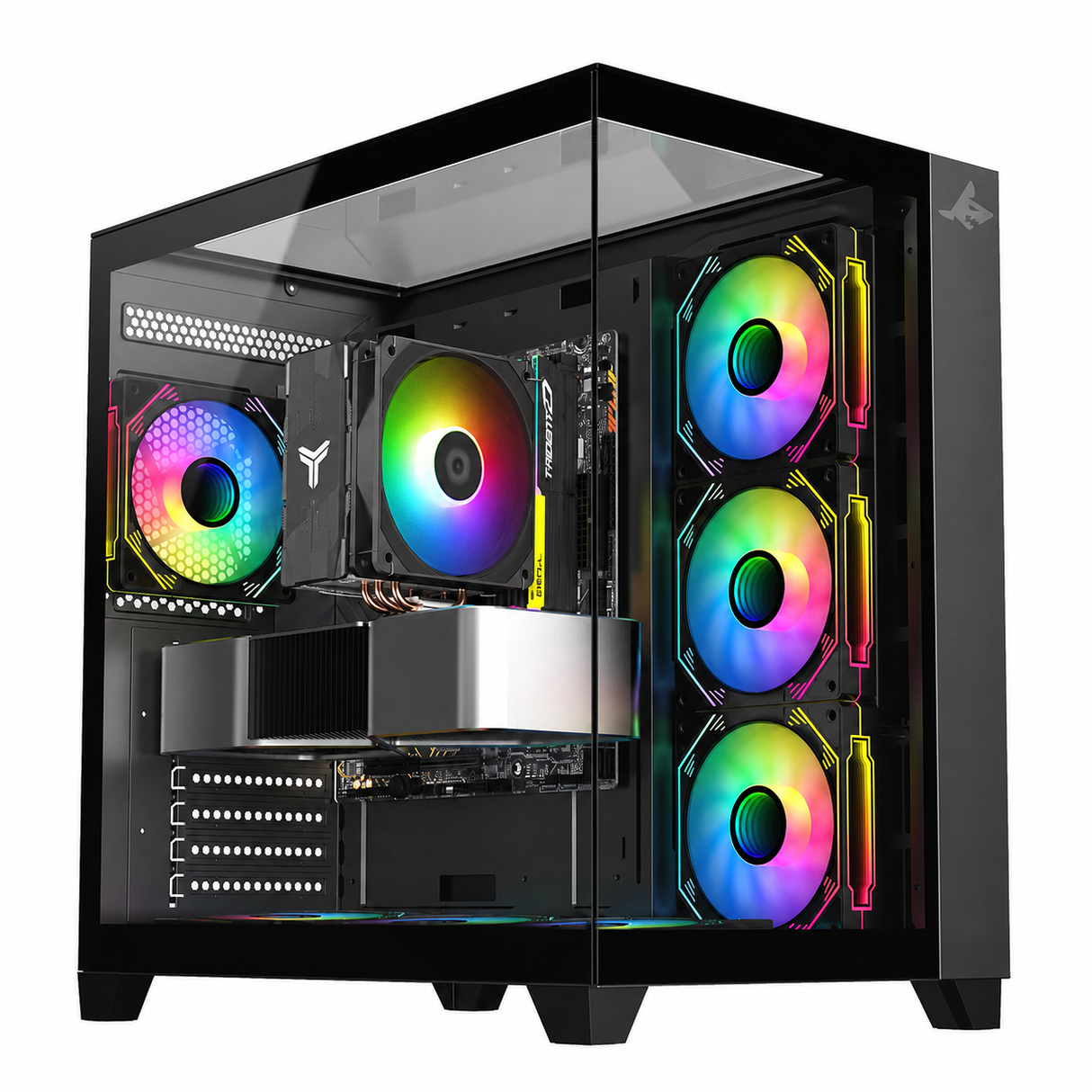 Custom Gaming PC Intel Core i5-14400F, RTX 5060 8GB, 16GB DDR4 ,1TB NVMe, Windows 11 Pro