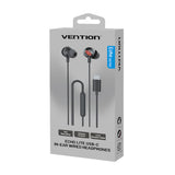Vention Echo Lite USB-C In-Ear Wired Headphones with DAC Adapter 1.2M