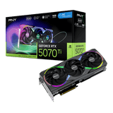 PNY GeForce RTX 5070 Ti EPIC-X RGB Overclocked Triple Fan Plus GPU