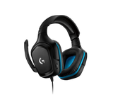 Logitech G432 Wired 7.1 Surround Sound Gaming Headset for PC & Other Platforms - Black & Blue