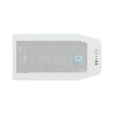 Cougar FV270 Mid Tower Two Panel Front & Left Side Tempered Glass Case with One RGB Fan - White