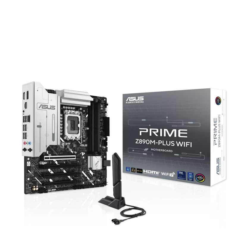 اللوحة الأم أسوس برايم زد 890 إم بلس واي فاي بذاكرة الجيل الخامس، أسود