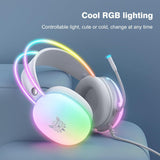سماعة الألعاب ONIKUMA X25 RGB – أبيض