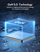 راف باور RP-PC1056 ميني شاحن USB-C GaN بقوة 30 واط أسود — RP-PC1056B