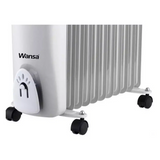 Wansa 11 Fin Oil Heater, 2500W, CY-C08-11-25 - Black