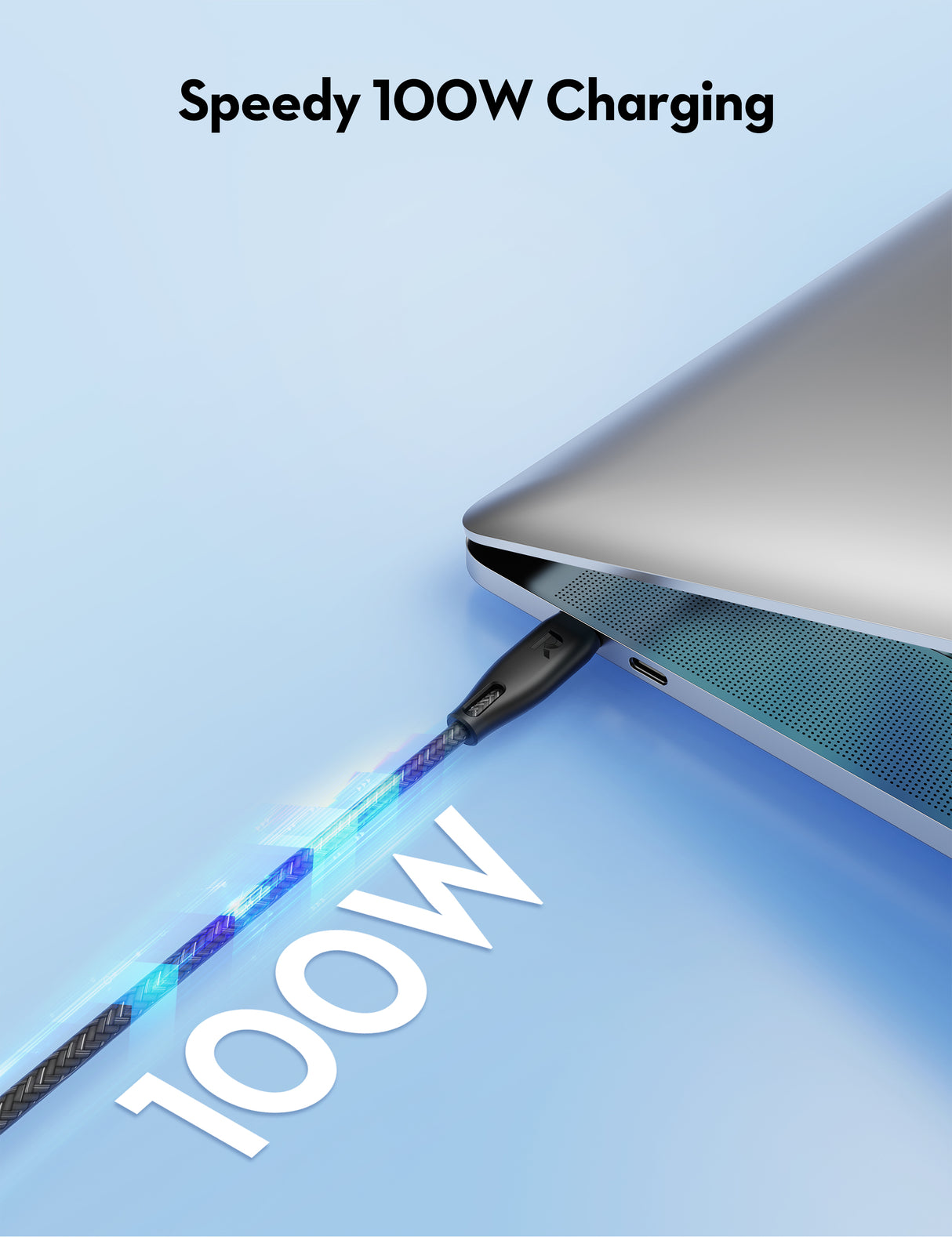 Ravpower CB1035 Fast charging C-C Cable 1.5m 100W black - CB1035