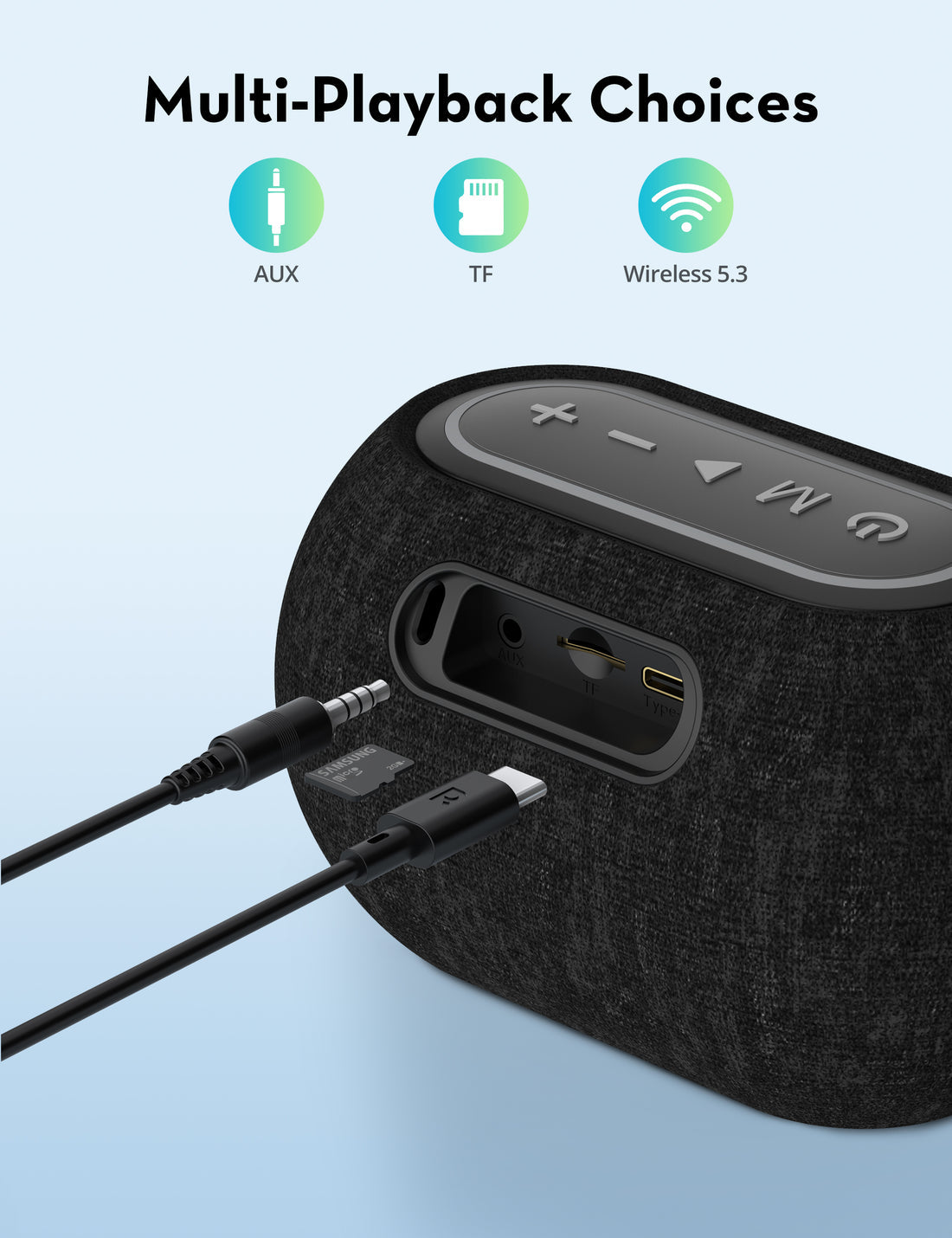 RAVPowerRP-SK002 12W Bluetooth Speaker Mini - RP-SK002