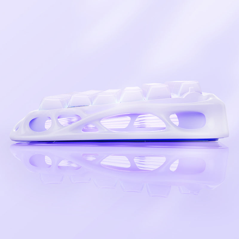 GravaStar Mercury V75 75% Hall Effect Magnetic Switch Gaming Keyboard - Lavender Purple