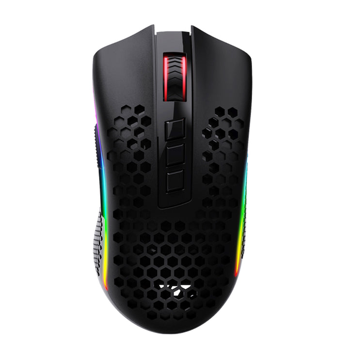 Redragon M808 Storm Pro Lightweight RGB Wireless/Wired Gaming Mouse - Black