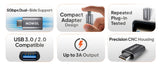 Mowsil USB-C to USB 3.0 Converter 2 Pack