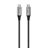 كابل بيسيوس إيكوفلو رابيد برو من USB-C إلى USB-C بطول 1.8 متر و240 واط – أسود