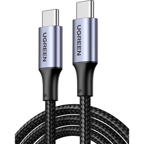 UGREEN USB-C to USB-C Aluminum Case with Braided 1m (Black) US316-70427
