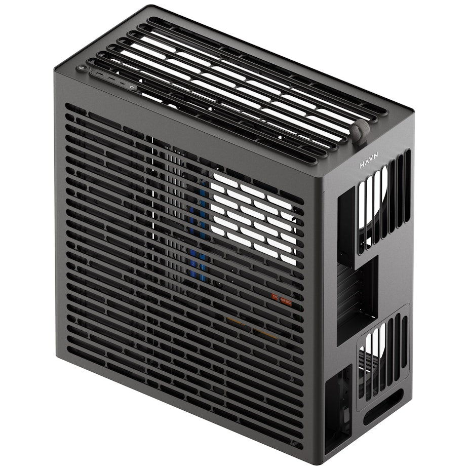 HAVN HS 420 BASE EDITION Mid Tower Gaming Case - Black