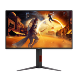 شاشة ألعاب مسطحة بتقنية IPS من AOC طراز Q25G4S، مقاس 24.5 بوصة، بدقة QHD (2560 × 1440)، ومعدل تحديث 320 هرتز، وزمن استجابة 0.5 مللي ثانية، ومنفذ HDMI 2.1 - لون أسود