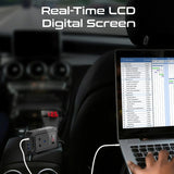 Promate Multi-Port DC to AC Power Inverter with 200W AC Socket  - Black