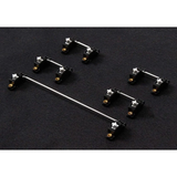 لوحة مفاتيح جيمنج ميكانيكية لاسلكية Keychron Q1 HE بحجم 75 بالمئة مع إضاءة RGB ومقبض تحكم وسويتشات مغناطيسية Gateron Double Rail Nebula بلون Shell White تخطيط إنجليزي عربي