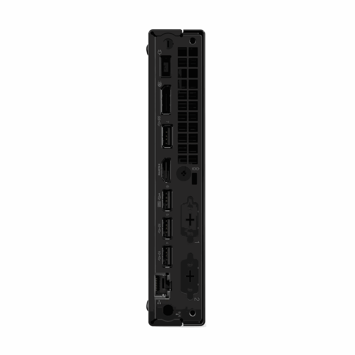Lenovo ThinkCentre M70q Tiny Gen5/ i5-13400T,10C/ 8GB DDR5 4800 RAM/512GB M.2 2280 NVMe SSD/Integrated Intel UHD Graphics 730/ DOS/ USB K&M Eng-Arab/ Black/ 1YW