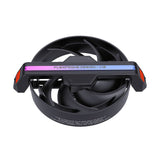 Alseye Φ12(DM12)-B DC 12V High Air Pressure Case Fan Support ARGB with Hidden Screws Option - Black