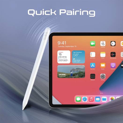 Promate High Precision Active Capacitive Wireless Stylus Kit, white