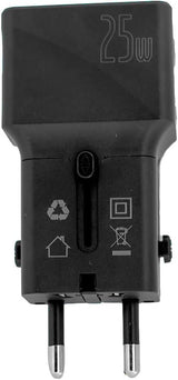 RAVPower RP-PC1080 25W 2-Port Universal Adapter black - RP-PC1080