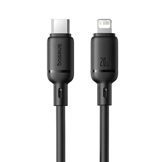 Baseus Silky Series Fast Charging Cable USB-C to iP 20W 2m - Cluster Black