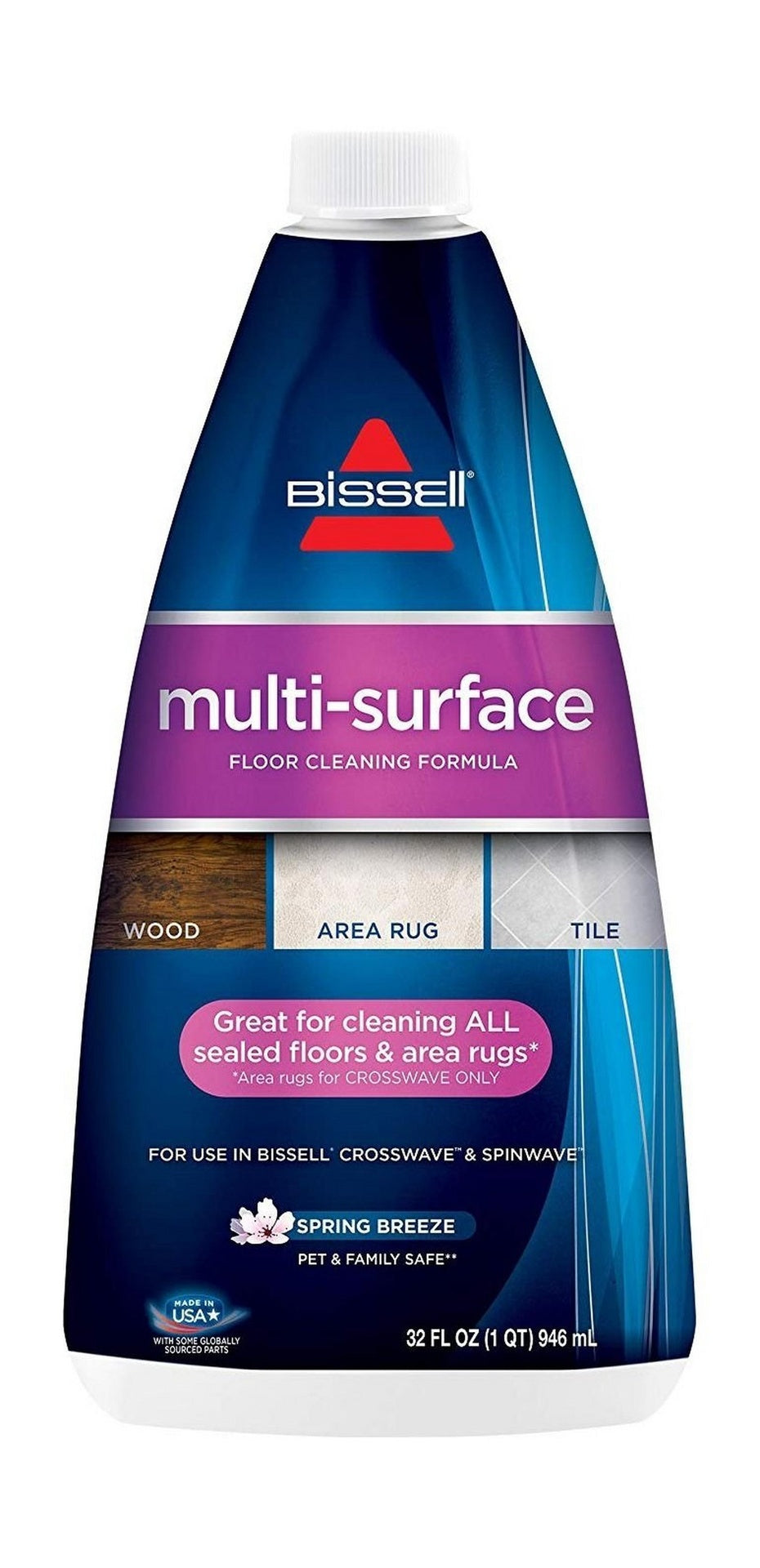 Bissell 1789J CrossWave And SpinWave Multi-Surface Cleaning Formula