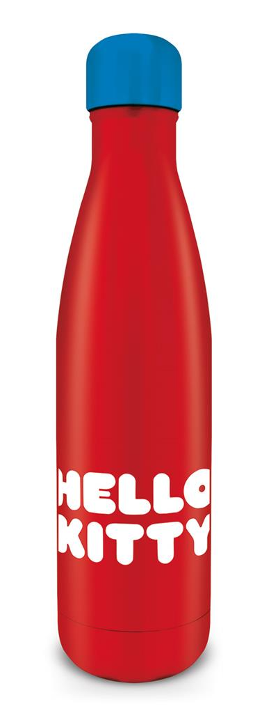 HELLO KITTY (SITTING PRETTY) METAL DRINKS BOTTLE