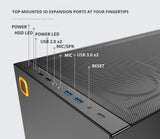 Geometric Future Model 8 Lohan Mid Tower Glass Case - White