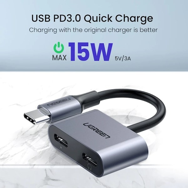 UGREEN USB-C One-Two Converter CM232 CM232-60165