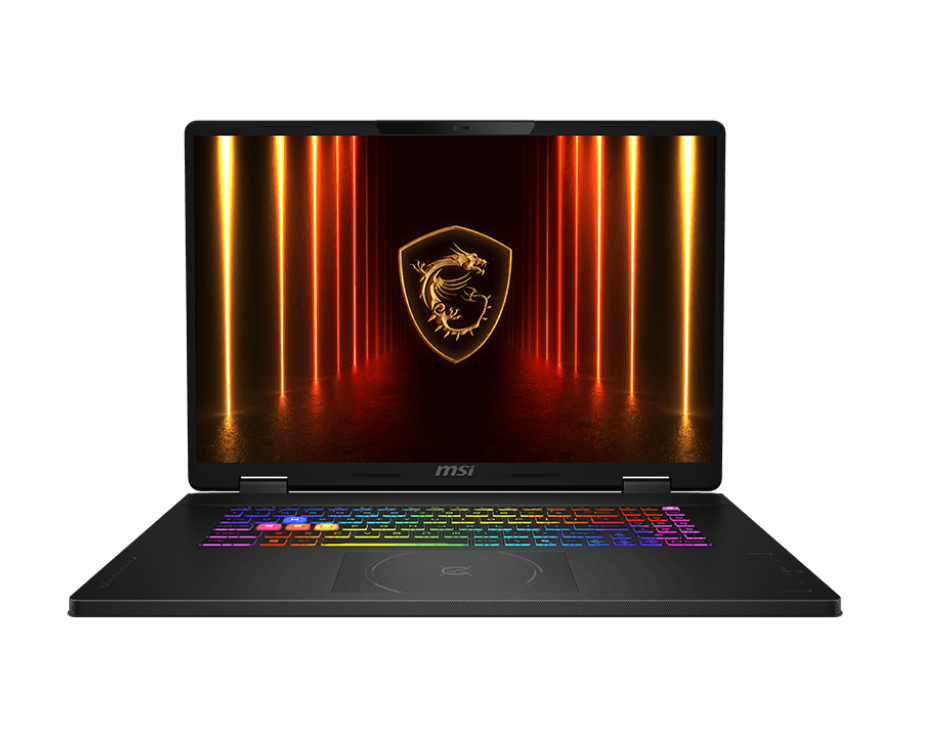 MSI Crosshair 18 HX AI A2XWGKG لابتوب جيمنج  معالج Intel Core Ultra 9 275HX – كرت RTX 5070 8GB – رام 32GB DDR5 – تخزين 1TB SSD – شاشة 18" QHD+ 240Hz – لوحة مفاتيح SteelSeries RGB – لون Cosmo Gray