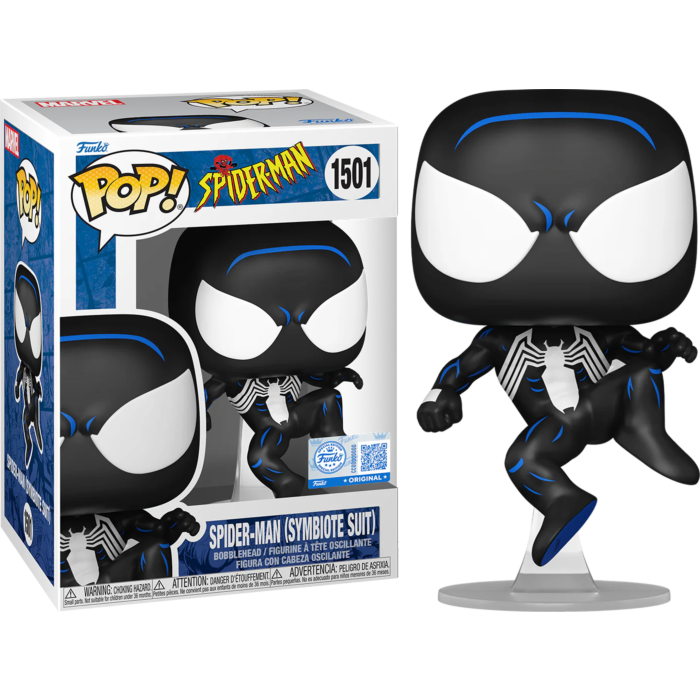 Pop! Marvel: Spider-Man Tv - Black Suit Spidey (Exc) - 9cm