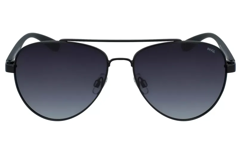 INVU   Men sunglass , Matt Black B1013C